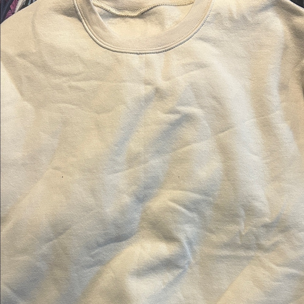 Cream Crewneck Sweatshirt